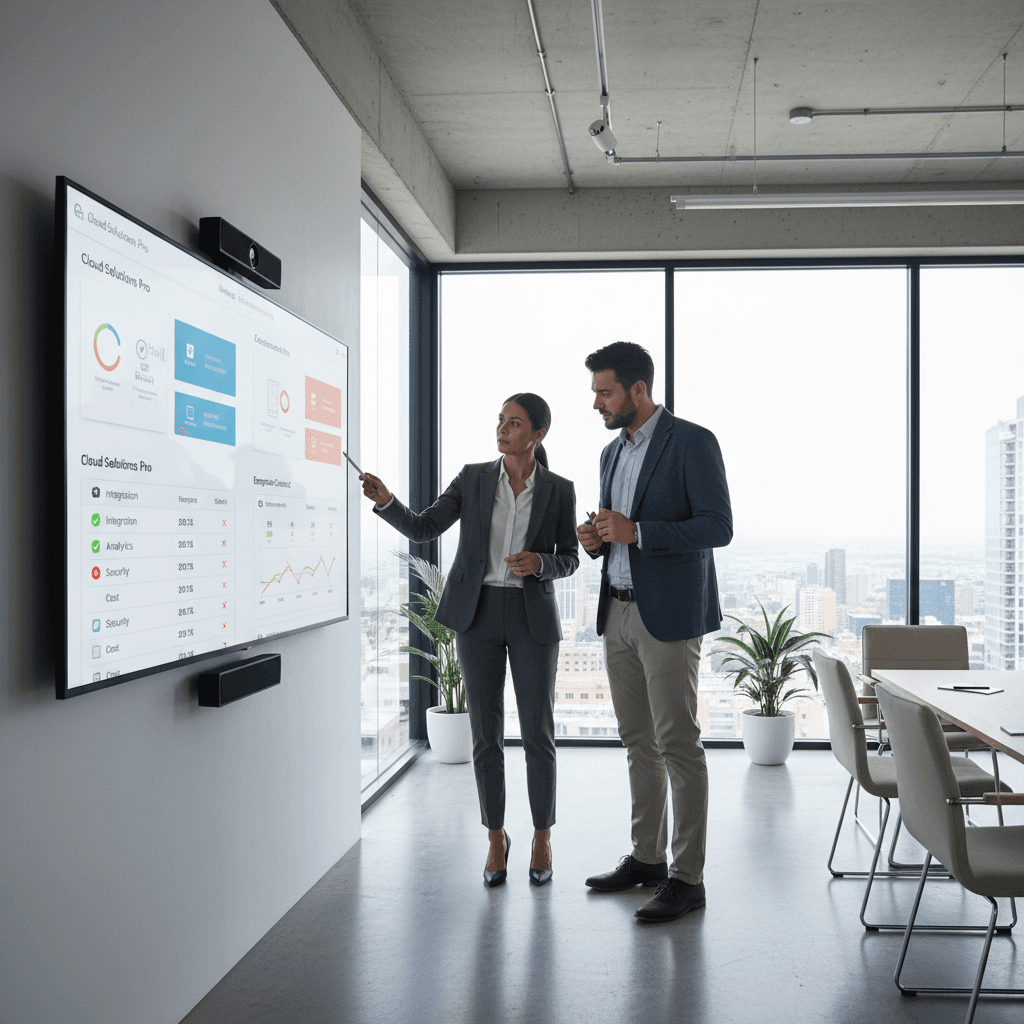 Software-Vergleich im Meeting